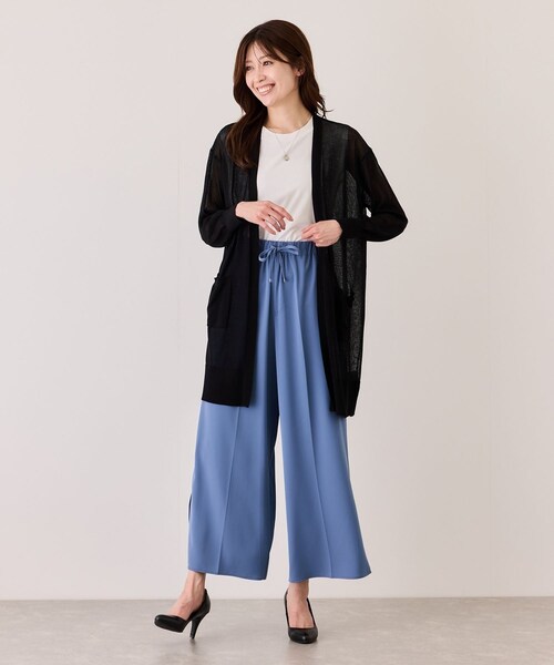 Jayro(ジャイロ)の「接触冷感シアーカーディガン(カーディガン/ボレロ・レディース・ブラック/ライトグレー/ホワイト系/ブルー・M)」の11枚目の写真