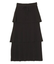 LAGUNAMOON | ティアードニットスカート【セットアップ着用可能】(スカート)