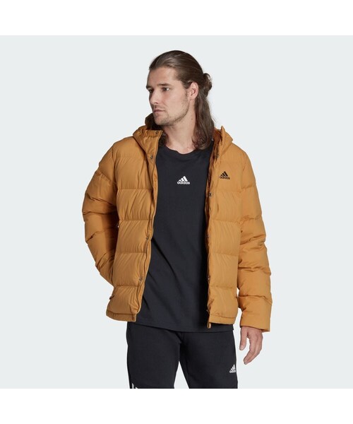 adidas（アディダス）の「Helionic フード付きダウンジャケット