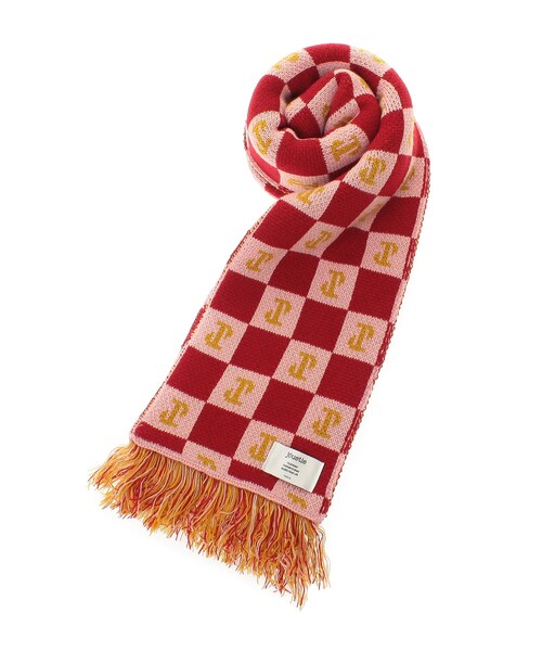 jouetie（ジュエティ）の「チェッカーパターンマフラー（マフラー・レディース・ブラック/レッド/ブルー・F）」の19枚目の写真