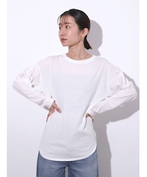Ungrid | ラウンドロングスリーブTee(Tシャツ/カットソー)