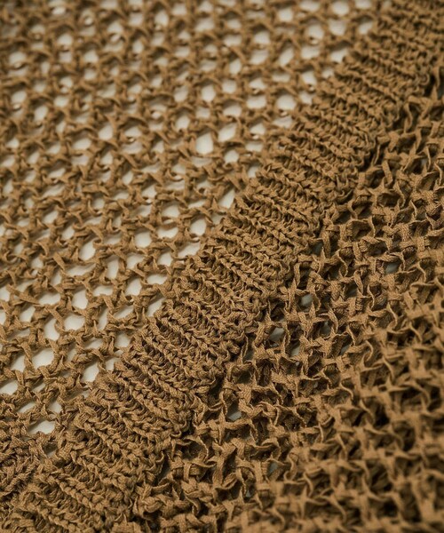 ROPE'（ロペ）の「【洗える】テープヤーンメッシュニットボレロ（カーディガン/ボレロ・レディース・ブラック/ベージュ・F）」の17枚目の写真