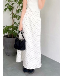 dazzlin | サテンナロースリットスカート(スカート)