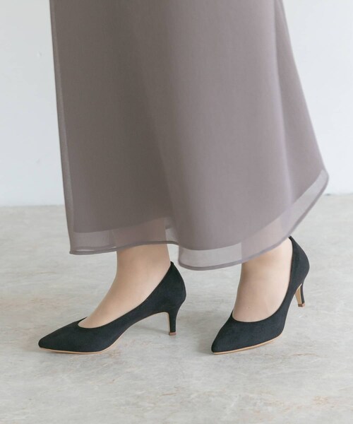 URBAN RESEARCH ROSSO（アーバンリサーチロッソ）の「『MADE IN JAPAN』オリジナルスウェードパンプス（パンプス・レディース・GREEN/MOCHA/BLUE/BLACK・22.5/23/23.5/24/24.5）」の13枚目の写真