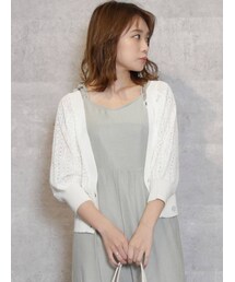 dazzlin | ポップコーンクロシェ2WAYトップス(カーディガン/ボレロ)