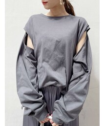 dazzlin | アームオープンロンT(Tシャツ/カットソー)