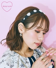marun | marun　ビジュー飾りカチューシャ(カチューシャ)