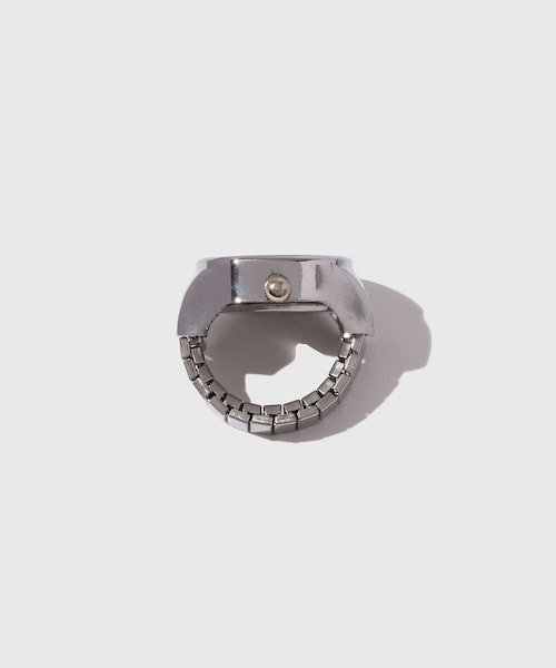 ADAM ET ROPE'(アダムエロペ)の「【HIDAKA/ヒダカ】GHOST/RING WATCH(リング・メンズ・ブラック/グレー・F)」の7枚目の写真