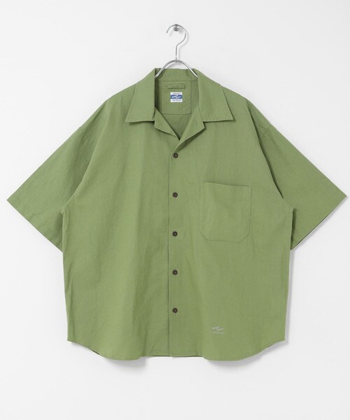 URBAN RESEARCH Sonny Label（アーバンリサーチサニーレーベル）の「ARMY TWILL　COTTON LINEN HS SHIRTS（シャツ/ブラウス・メンズ・ECRU/CHARCOAL/GREEN/PINK・S/M）」の3枚目の写真