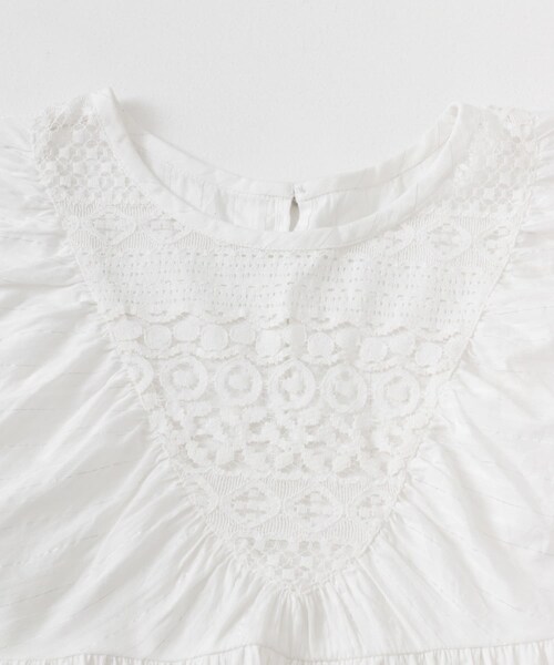 SENSE OF PLACE by URBAN RESEARCH（センスオブプレイスバイアーバンリサーチ）の「インドレースティアードチュニック（チュニック・レディース・OFF WHITE/BLUE/BLACK・one）」の17枚目の写真