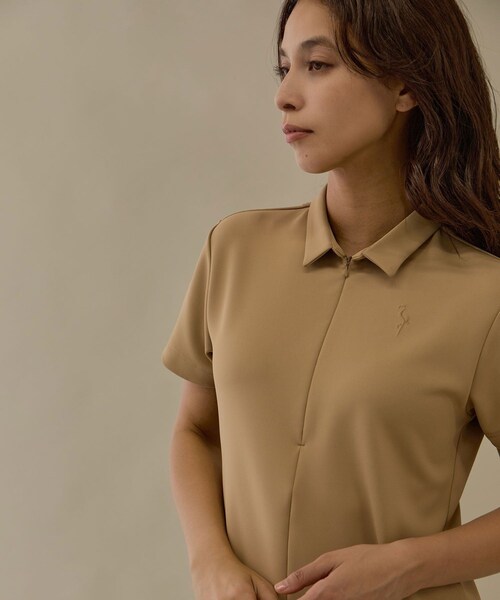 ROPE'(ロペ)の「レクチュールエコダンボールワンピース(ワンピース・レディース・ブラック/ベージュ系・L/M/S)」の20枚目の写真