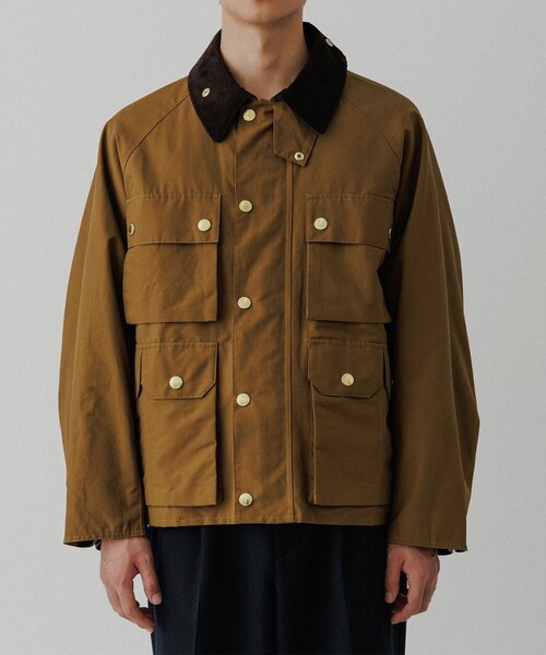 ADAM ET ROPE'(アダムエロペ)の「《別注》【Barbour/バブアー】4POCKET SHORT BLOUSON(ブルゾン・メンズ・ブラック/キャメル・36/38/40/42)」の19枚目の写真