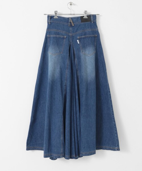 SENSE OF PLACE by URBAN RESEARCH（センスオブプレイスバイアーバンリサーチ）の「ANNA SUI NYC　オーバードレープデニムロングスカート（デニムスカート・レディース・BLUE/BLACK・S/M）」の19枚目の写真