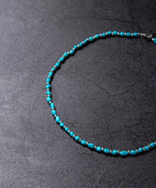 URBAN RESEARCH(アーバンリサーチ)の「decor『デコール』 TurquoiseHematiteDotNL(ネックレス・レディース・SV・-)」の8枚目の写真