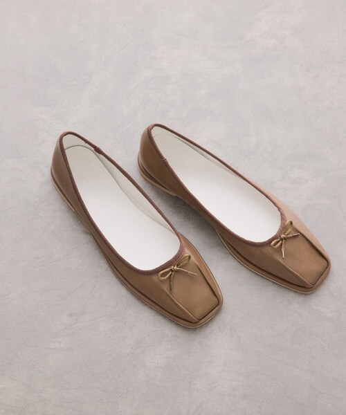 ADAM ET ROPE'（アダムエロペ）の「タックバレエシューズ（バレエシューズ・レディース・ブラック/ブラウン/ベージュ・23.0/23.5/24.0/24.5）」の8枚目の写真