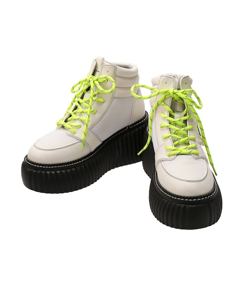 PAMEO POSE（パメオポーズ）の「FAB. Sneakers（スニーカー・レディース・ホワイト/ブラック/オレンジ・37/38/39）」の14枚目の写真