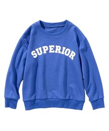 QUNTSTYLE | ビッグシルエットスウェットプリントトレーナー（男の子・女の子)(スウェット)