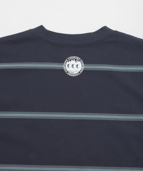 URBAN RESEARCH(アーバンリサーチ)の「CITY COUNTRY CITY EMBROIDERD LOGO BORDER T(Tシャツ/カットソー・メンズ・NAVY・M/L/XL)」の8枚目の写真
