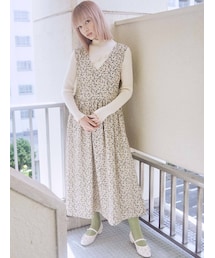 merry jenny | flowerコールワンピース(ワンピース)