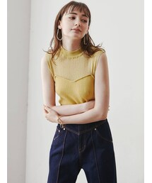 LAGUNAMOON | ラメランダムリブニットプルオーバー(ニット/セーター)