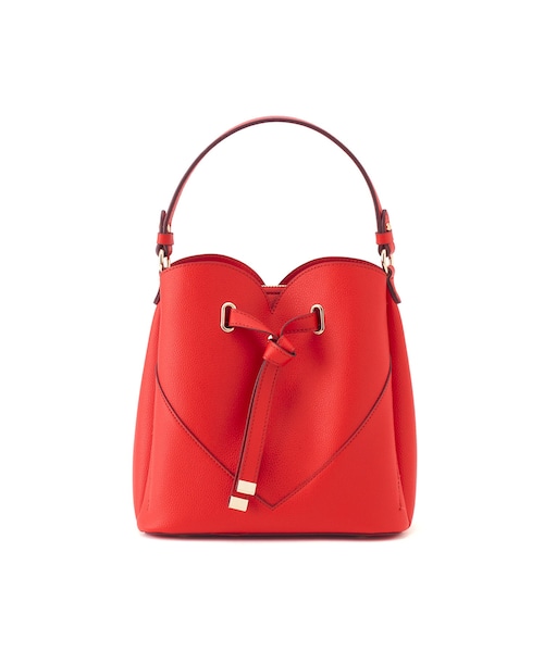 VIS（ビス）の「【累計3万点突破】【2WAY】ハートカットバッグ/追加（ショルダーバッグ・レディース・ブラック/キナリ/ピンク/ベージュ系/サックス/レッド/ピンク系/ブラウン系/ベージュ/ブルー系・F）」の13枚目の写真