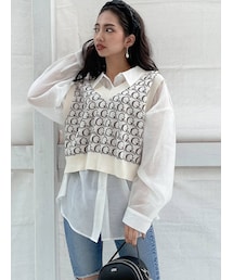 GYDA | SHEAR シャツ(シャツ/ブラウス)