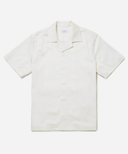 Saturdays NYC(サタデーズ ニューヨークシティ )の「York Camp Collar Ss Shirt(シャツ/ブラウス・メンズ・ブラック/オフホワイト/オリーブ・L/M/S/XL/XS)」の2枚目の写真