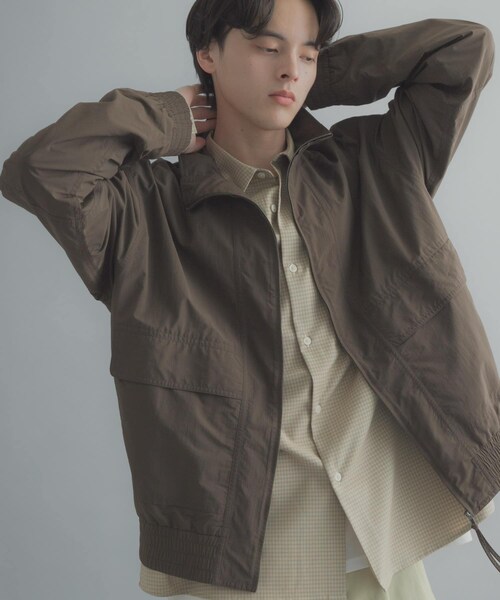 SENSE OF PLACE by URBAN RESEARCH(センスオブプレイスバイアーバンリサーチ)の「リップストップナイロンブルゾン(ブルゾン・メンズ・BLACK/BROWN/YELLOW・M/L)」の18枚目の写真