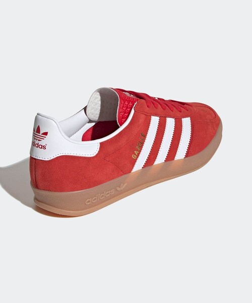 ADAM ET ROPE'(アダムエロペ)の「【adidas(アディダス)】GAZELLE INDOOR(スニーカー・レディース・レッド・23/24/25)」の7枚目の写真