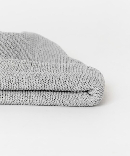 URBAN RESEARCH DOORS（アーバンリサーチドアーズ）の「KIJIMA TAKAYUKI　POLY WASHI BIG WATCH CAP（ニットキャップ/ビーニー・メンズ・BLACK/GRAY/MUSTARD・One）」の10枚目の写真
