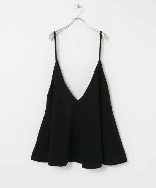 URBAN RESEARCH（アーバンリサーチ）の「crinkle crinkle crinkle　monster camisole（キャミソール・レディース・BLACK/GREY・FREE）」の3枚目の写真