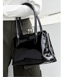 MURUA | フレームスクエアバッグ(ハンドバッグ)