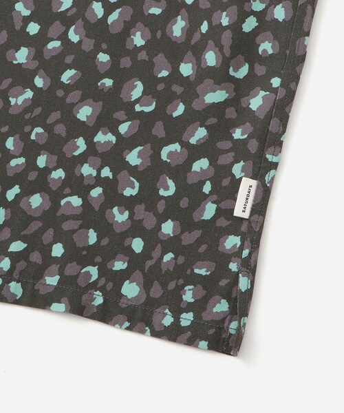 Saturdays NYC（サタデーズ ニューヨークシティ ）の「Canty Leopard SS Shirt（シャツ/ブラウス・レディース・チャコール/ライトグレー・L/M/S/XL）」の22枚目の写真