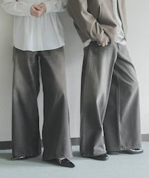 SENSE OF PLACE by URBAN RESEARCH | 『一部WEB限定カラー』『ユニセックス』ヴィンテージライクデニムワイドパンツ(デニムパンツ)