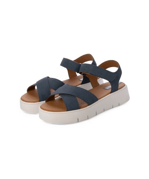 GEOX（ジェオックス）の「ジェオックス GEOX 厚底サンダル （サンダル・レディース・BU/WHC・35/22.5cm/40/25cm/41/25.5cm/36/23cm/37/23.5cm/38/24cm/39/24.5cm）」の2枚目の写真