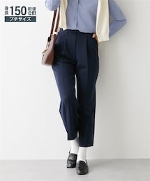 nissen | 小さいサイズ　きれい見えワイドパンツ（股下60ｃｍ）　低身長さん・小柄女性(パンツ)
