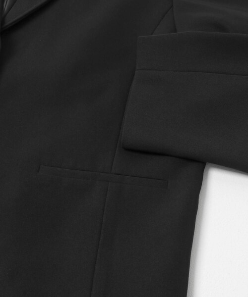 SENSE OF PLACE by URBAN RESEARCH（センスオブプレイスバイアーバンリサーチ）の「2WAYルーズジャケット（テーラードジャケット・レディース・BLACK/CHARCOAL/BROWN・one）」の10枚目の写真