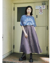 jouetie | カレッジレイヤードシャツワンピース(ワンピース)