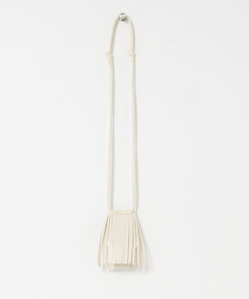KBF（ケイビーエフ）の「フリンジマルチアクセサリー（ポーチ・レディース・BLACK/IVORY・One）」の10枚目の写真