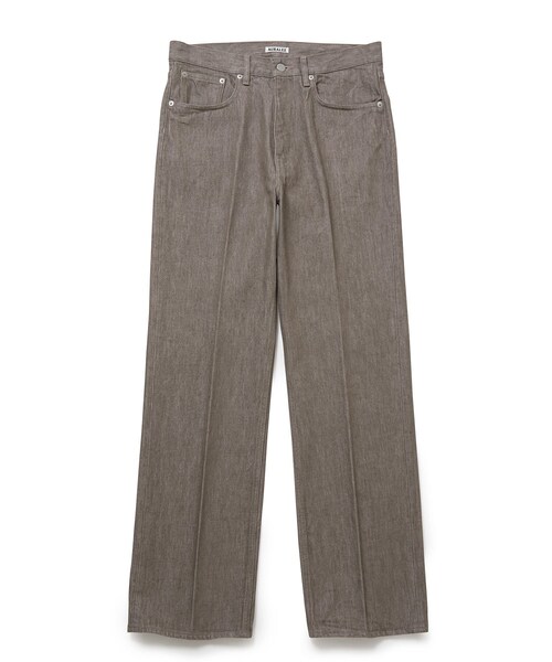 ADAM ET ROPE'(アダムエロペ)の「【AURALEE】HARD TWIST BROWN DENIM 5P PANTS(デニムパンツ・メンズ・ブラウン・M/S/XS)」の17枚目の写真