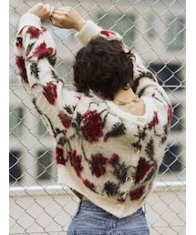 jouetie | パターンモヘアライク2WAYカーデ(カーディガン/ボレロ)