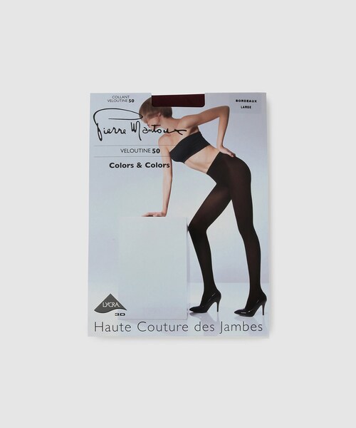 ROPE'（ロペ）の「【Pierre Mantoux】VELOUTINE50（ベルベットカラータイツ）（タイツ/ストッキング・レディース・ブラック/ダークブラウン/ワイン・F）」の3枚目の写真