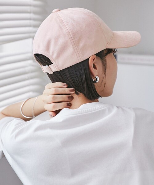 VIS（ビス）の「スエードロゴキャップ/追加（キャップ・レディース・チャコール/ブラウン/ピンク系・F）」の11枚目の写真
