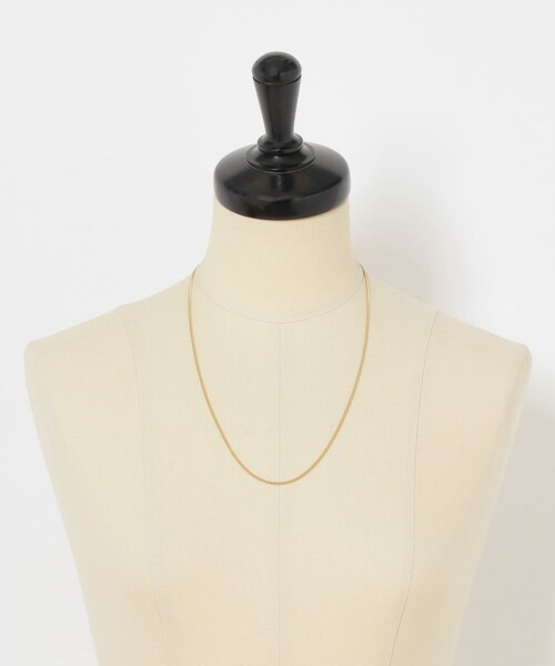 URBAN RESEARCH(アーバンリサーチ)の「Curb Chain Slim G NK(ネックレス・レディース・GOLD・20.5)」の4枚目の写真
