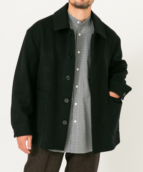 URBAN RESEARCH ROSSO(アーバンリサーチロッソ)の「スーパー100 シングルPコート(その他アウター・メンズ・CHARCOAL/NAVY/BLACK・M/L)」の10枚目の写真