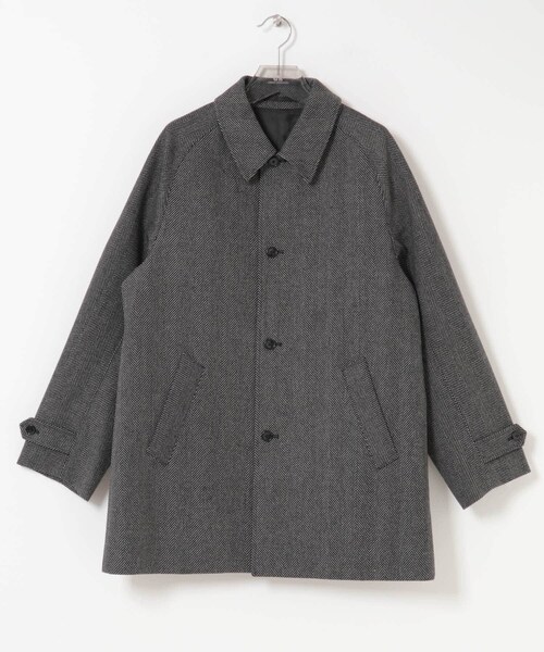 URBAN RESEARCH（アーバンリサーチ）の「WINDPROOF TWEED HALF COAT（テーラードジャケット・メンズ・BROWN/CHARCOAL・M/L）」の13枚目の写真