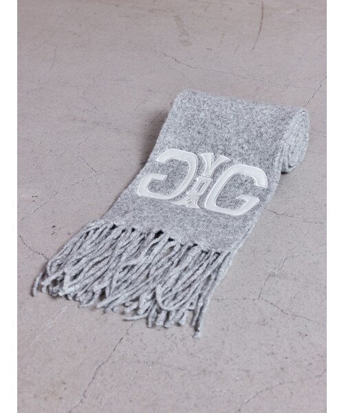 GYDA（ジェイダ）の「Symmetry GYDA original マフラー（マフラー・レディース・グレー/ライトミックス/ブラック/ミックス/ダークミックス・F）」の5枚目の写真