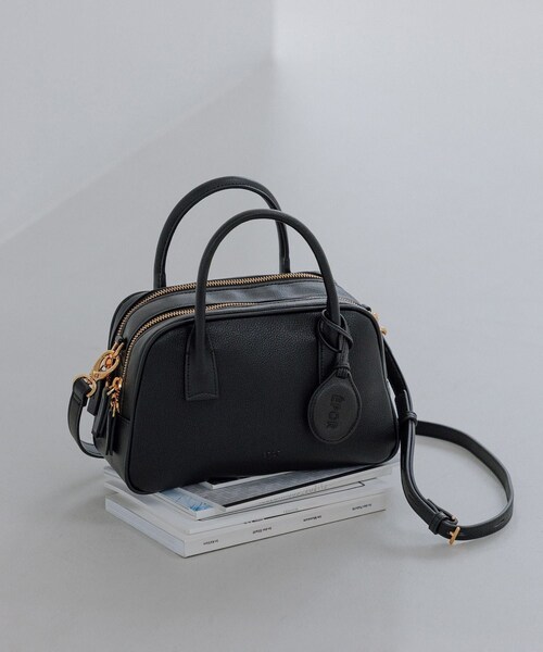 ROPE'(ロペ)の「【E'POR】TWO BOSTON BAG Mini/撥水・26AW新型(ハンドバッグ・レディース・ブラック/ダークブラウン・F)」の6枚目の写真