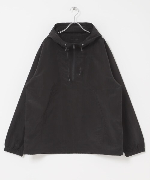 URBAN RESEARCH DOORS(アーバンリサーチドアーズ)の「FORK&SPOON シアーアノラックパーカー(パーカー・メンズ・BLACK/CHARCOAL・4/5)」の4枚目の写真