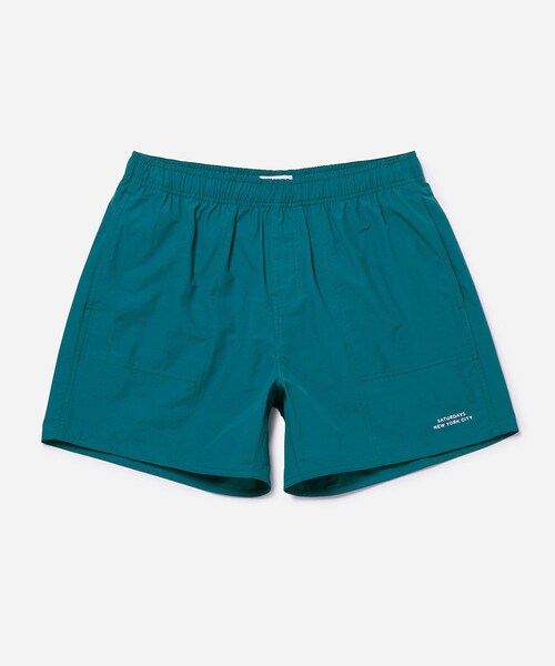 Saturdays NYC（サタデーズ ニューヨークシティ ）の「Talley Swim Short（水着・メンズ・チャコール/グリーン/パープル・L/M/S/XL）」の15枚目の写真
